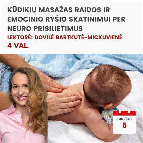 Kūdikių masažas ir kineziterapija