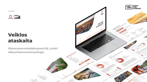 Infografika su pagrindiniais metinės ataskaitos rodikliais
