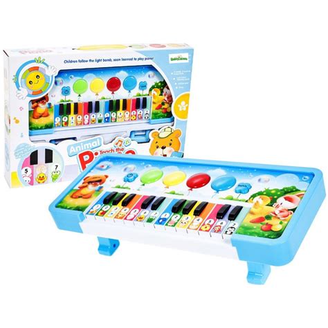 Mokomasis muzikinis pianinas su gyvūnais