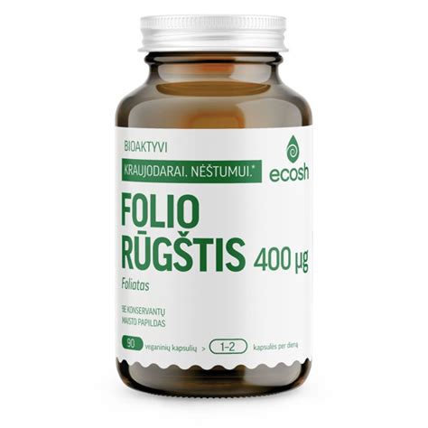 Folio rūgštis ir kiti vitaminai nėščiosioms