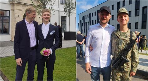 Remigijus Šimašius su sūnumi Anupru