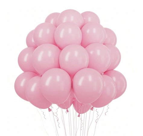 Rožiniai balionai ir girliandos krikštynų šventei