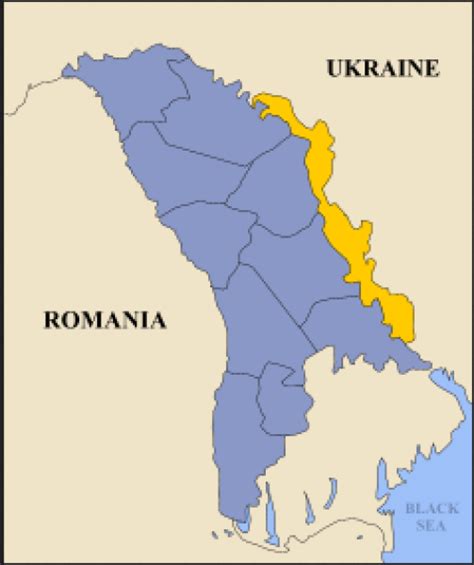 Padniestrės žemėlapis