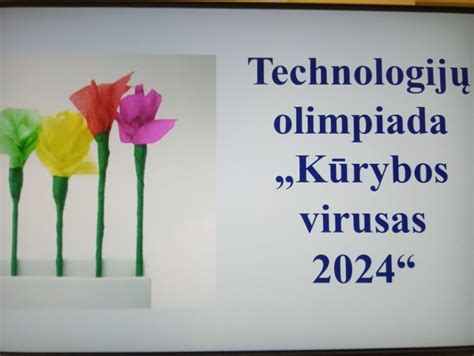 Nuotrauka iš technologijų olimpiados arba renginio