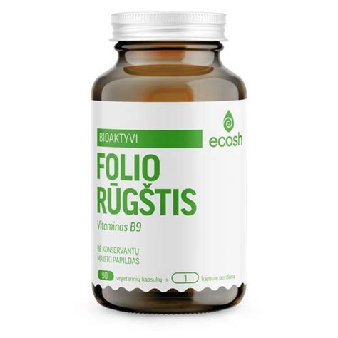 folio rūgštis nėštumo metu