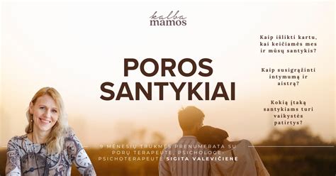 Poros santykių dinamika