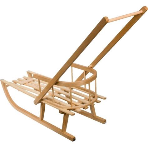 Medinės rogės su atlošu