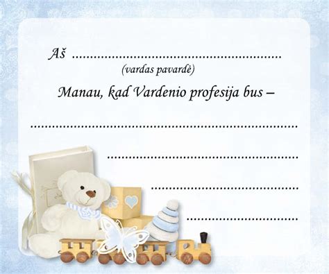 Pavyzdžiai krikštynų diplomų