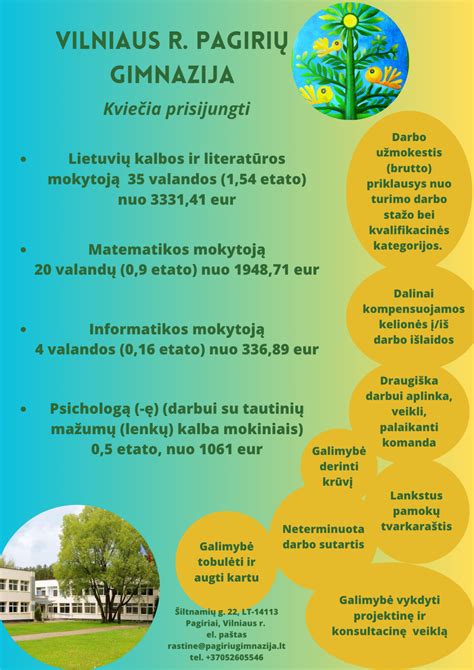 Laisvos vietos darželiuose Vilniuje pagal seniūnijas