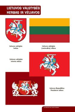 Lietuvos herbas ir trispalvė