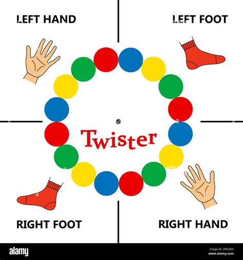 Šeima žaidžia Twister