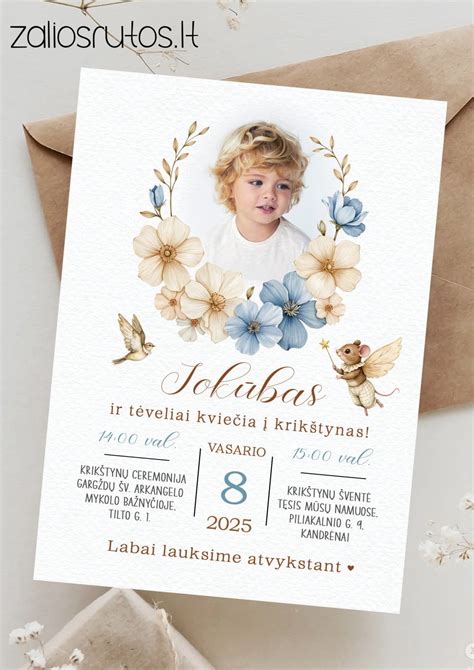 Krikštynų kvietimų kainos