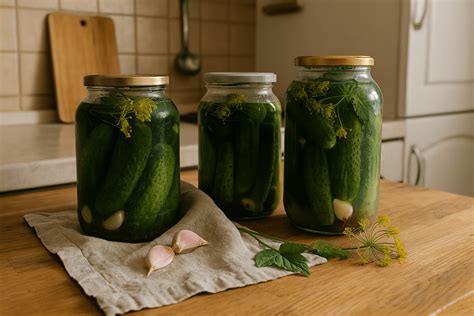 Šviežiai nuskinti agurkai iš daržo