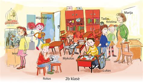 Mokymo klasė sanatorinėje mokykloje