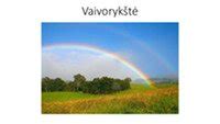 Vaivorykštės susidarymas