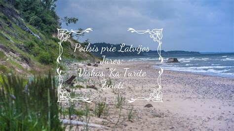 Šeima kempinge prie Latvijos jūros