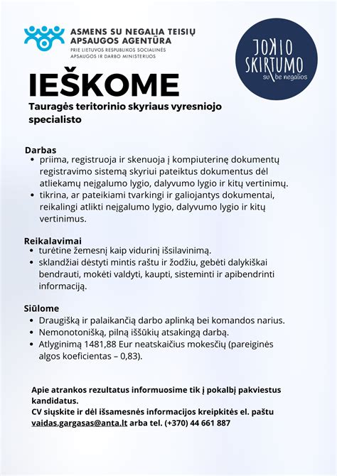 Darbo skelbimai su vaikais