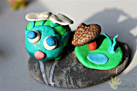 plastilino darbeliai su skaiciais ir lašais
