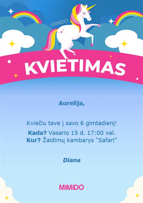 Skaitmeninio kvietimo pavyzdys su QR kodu