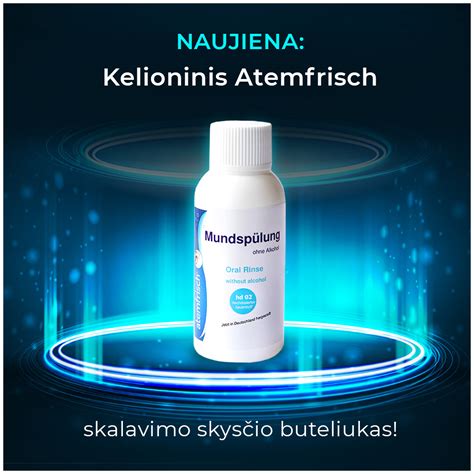 Nuotrauka su ingredientais naminiams burnos skalavimo tirpalams
