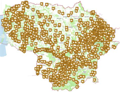 Lietuvos piliakalnių žemėlapis