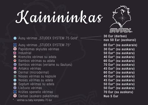 vaikų kirpyklos paslaugų kainos (pavyzdys)