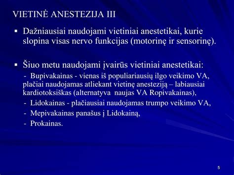palyginamoji lentelė: vietinė anestezija, sedacija, bendrinė nejautra