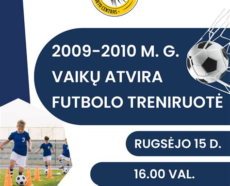 vaikų futbolo treniruotė