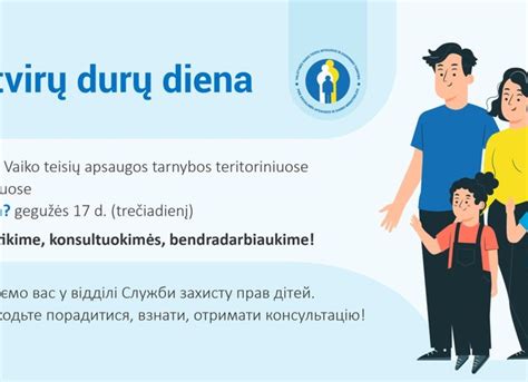 Vaiko teisių tarnybos darbuotojai konsultuoja šeimą