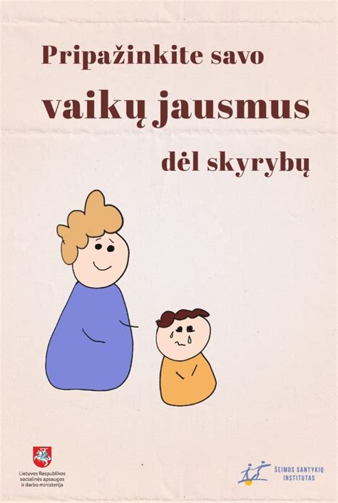 Vaiko ir tėvų bendravimo schema po skyrybų