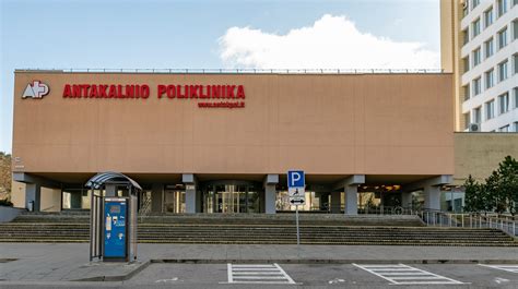Architektūrinis Antakalnio poliklinikos vaikų skyriaus vaizdas
