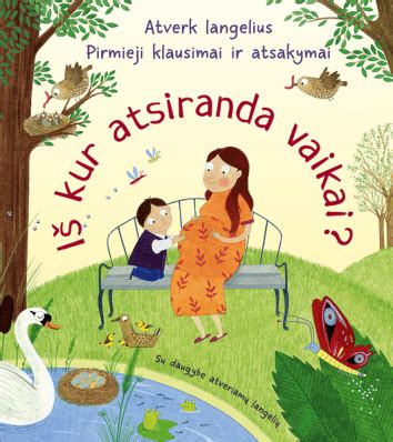 Iliustracija iš knygos „Iš kur atsiranda vaikai?“