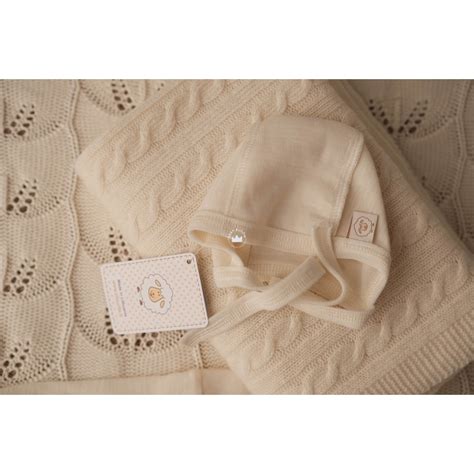 Žieminė merino vilnos kepurė kūdikiui