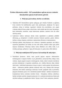 Naudojamos technologijos ugdymo procese