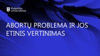 Nėštumo tyrimų ir abortų statistika