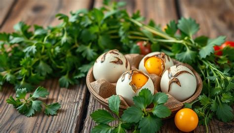 Schema, iliustruojanti putpelių kiaušinių paruošimo procesą