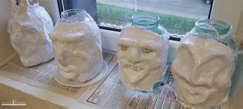 Papjė mašė Užgavėnių kaukės gamyba