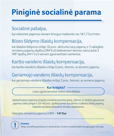 informacija apie vienkartinę pašalpą Lietuvoje