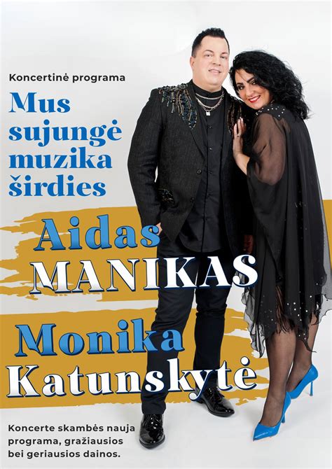 Monika Katunskytė ir Aidas Manikas