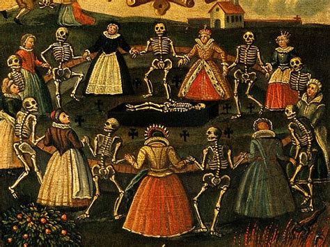 Paveikslas „Mirties šokis“, įkūnijantis Memento mori idėja
