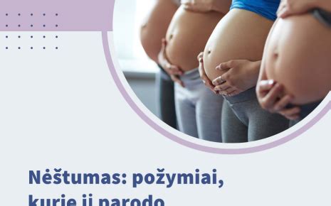 Įvairūs ankstyvo nėštumo požymiai