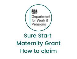 Sure Start Maternity Grant logotipas