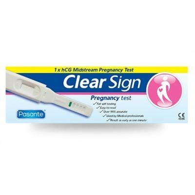 Pasante Clear Sign Midstream kasetinis neštumo testas 1 vnt.
