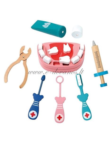 medinis dantisto rinkinys vaikams