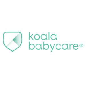 Koala Babycare logotipas ir kūdikio priežiūros priemonės
