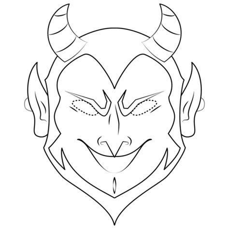 Vaikų velnio kaukės