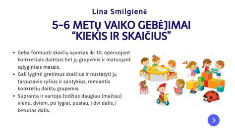 5-6 metų vaiko gebėjimai