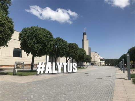 Alytaus miesto panorama