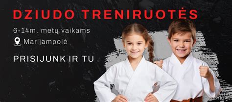 vaikų dziudo treniruotė