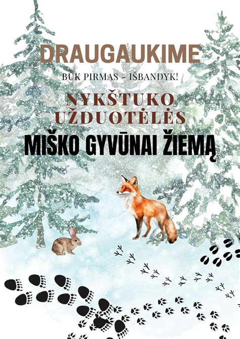 Miško žvėreliai žiemą